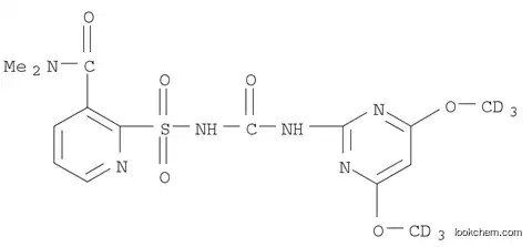 Molecular Structure of 1189419-41-7 (Nicosulfuron-d6)